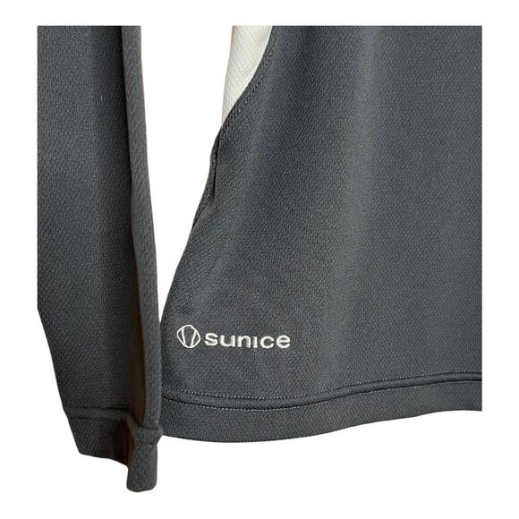 sunice Golf Jacket Women Gray lightweight half zip Super Lite Fox Hazeltine sz s - Picture 4 of 10